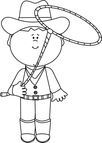 western black and white clip art 