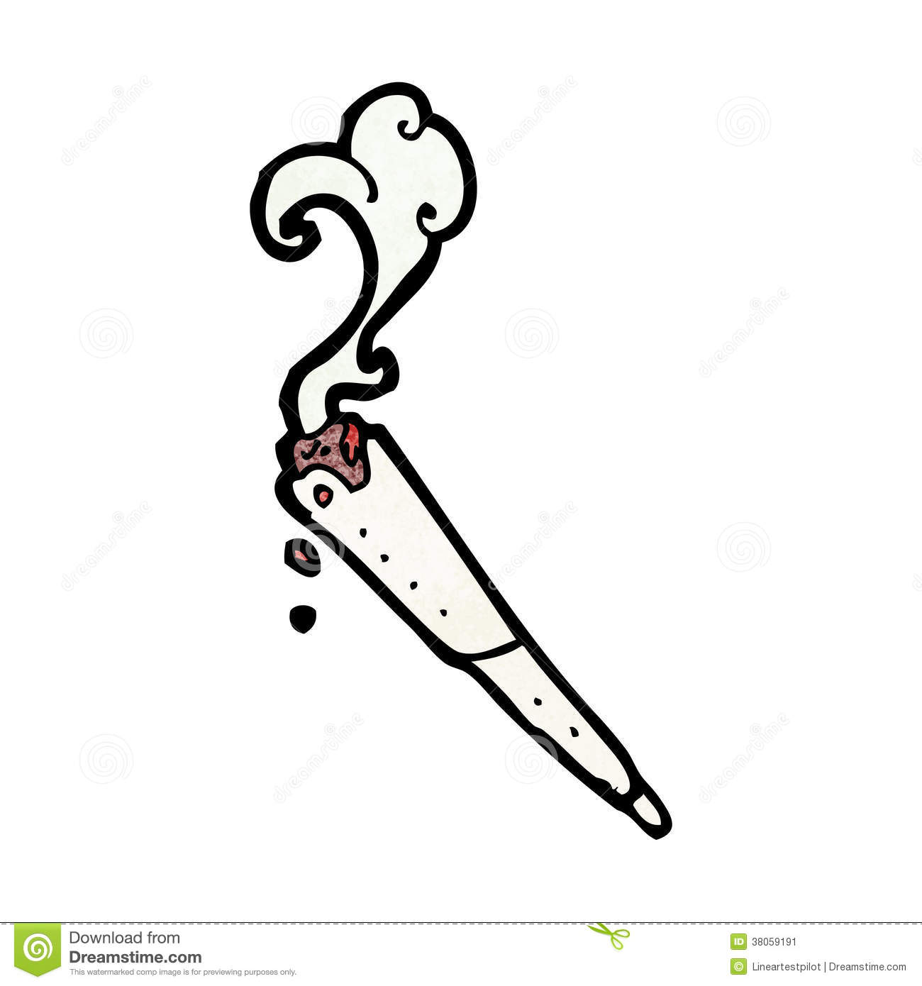 Weed joint clipart 