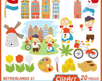 ITALY clip art VENICE owls clipart Cute Leaning by clipartfables