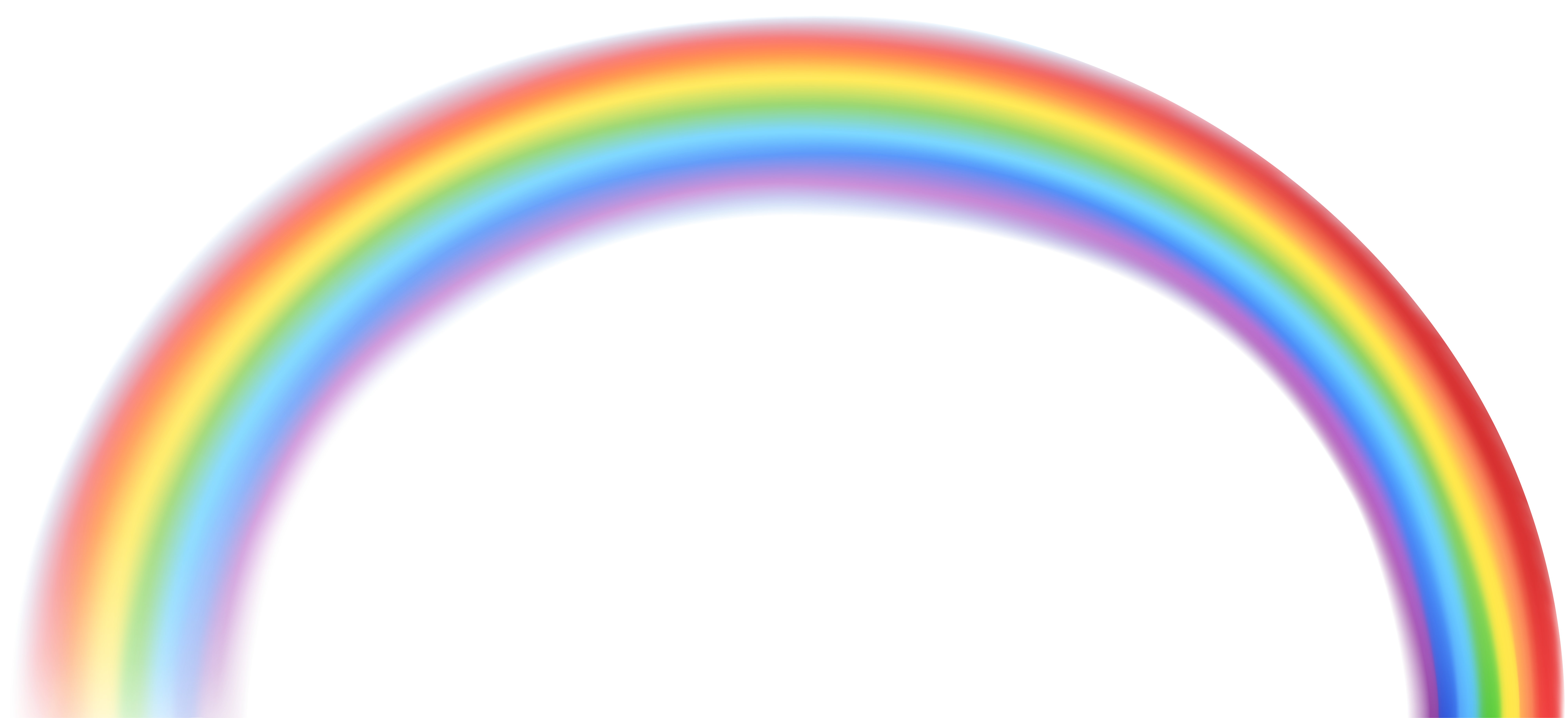 Transparent Rainbow PNG Clip Art Image 