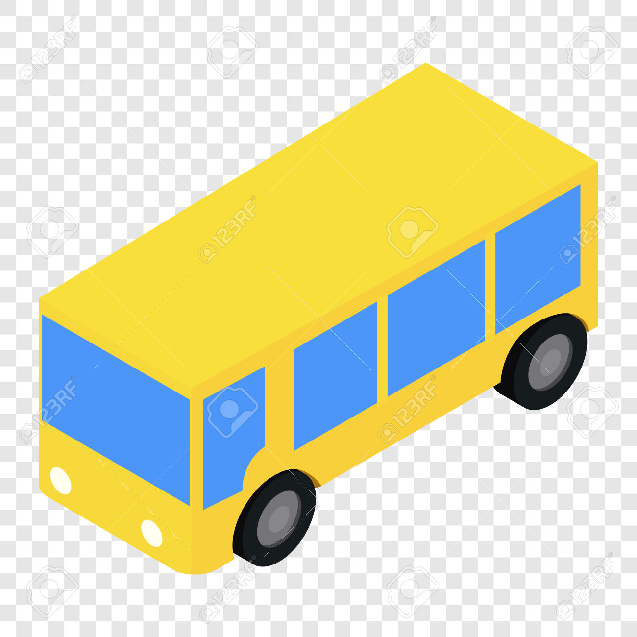 Clipart bus transparent background 