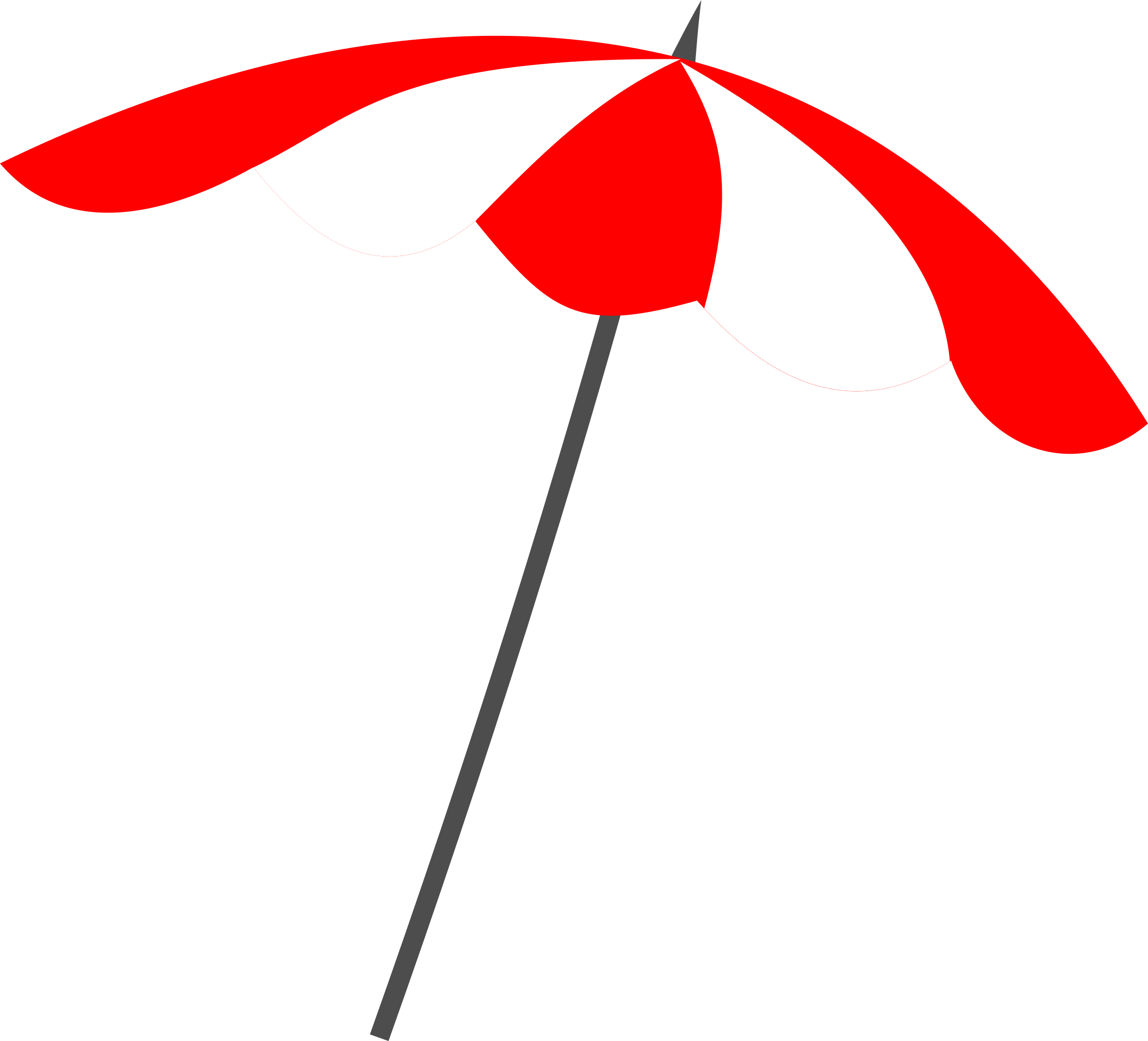 Beach umbrella clipart 