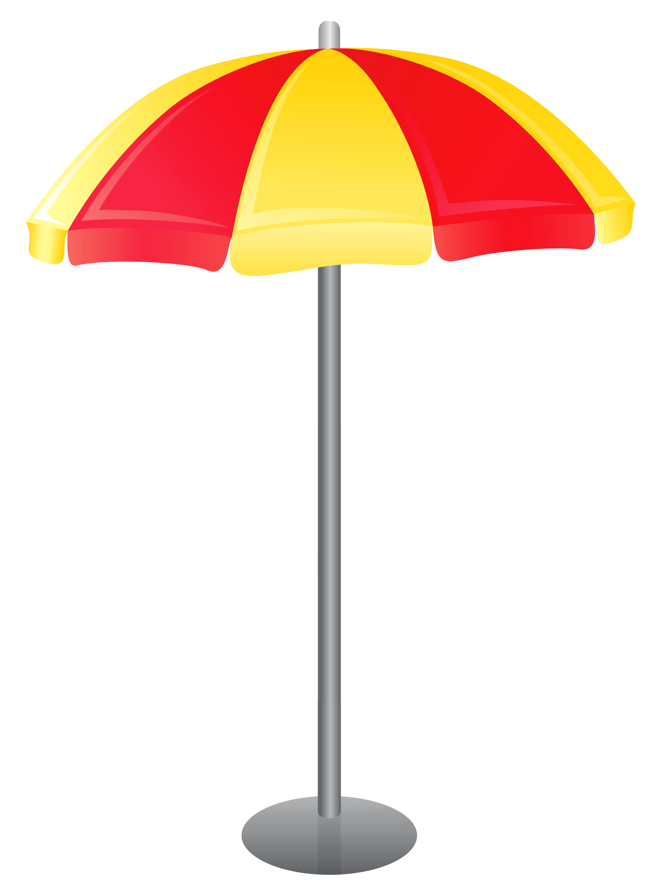 Beach Umbrella PNG Vector Clipart 