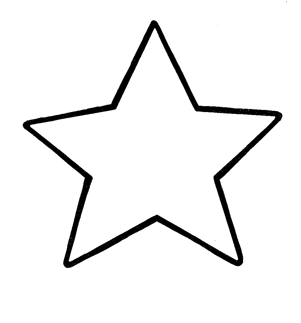 Black Star Clip Art 