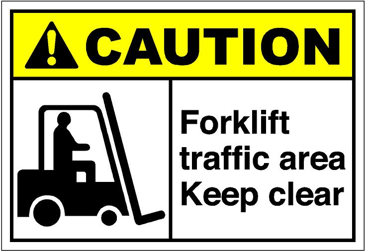 Warehouse Safety Signage Clip Art Library