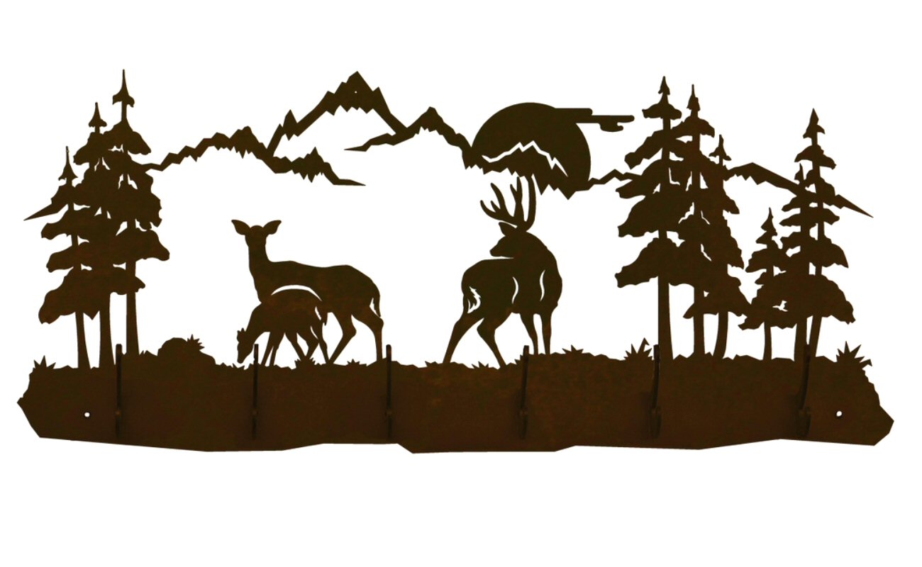 Deer In Woods Silhouette Clip Art | Hot Sex Picture