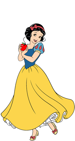Snow White Cartoon Clipart 