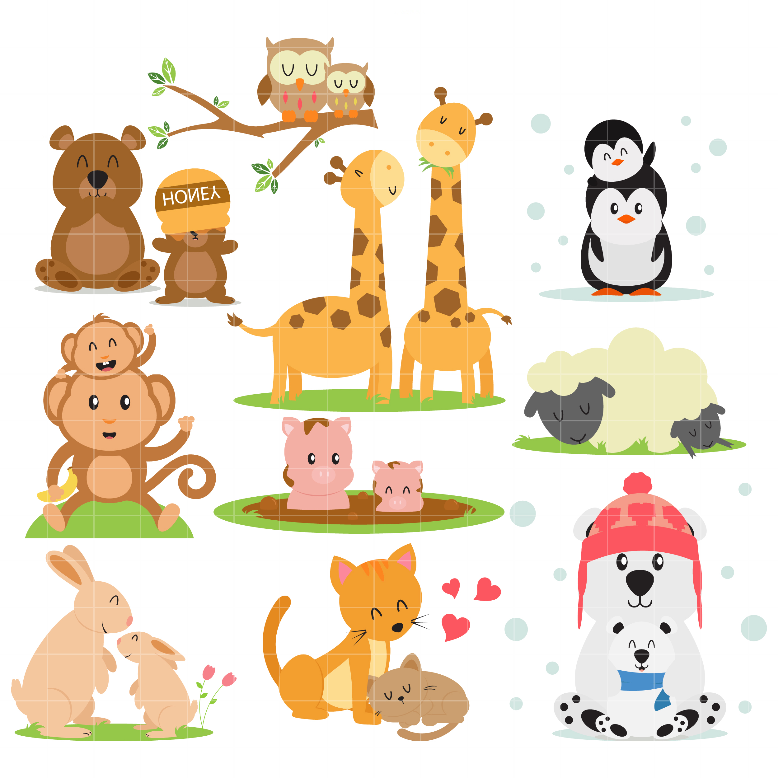 Free Family Animal Cliparts, Download Free Clip Art, Free ...