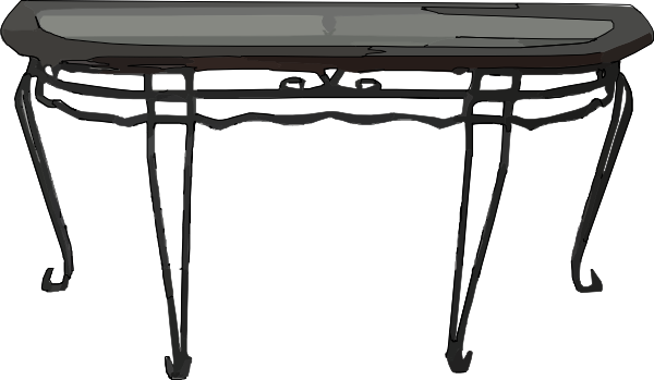 Long Table Clipart 