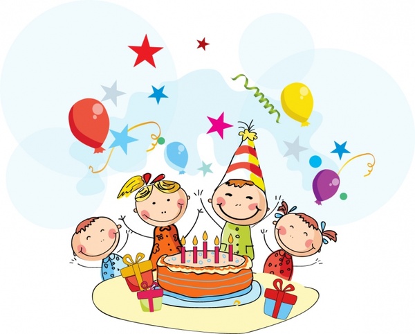 happy birthday party clipart - Clip Art Library