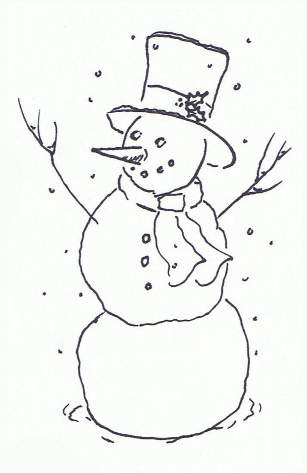 Snowman Cliparts Black 2515092 Clipart Library