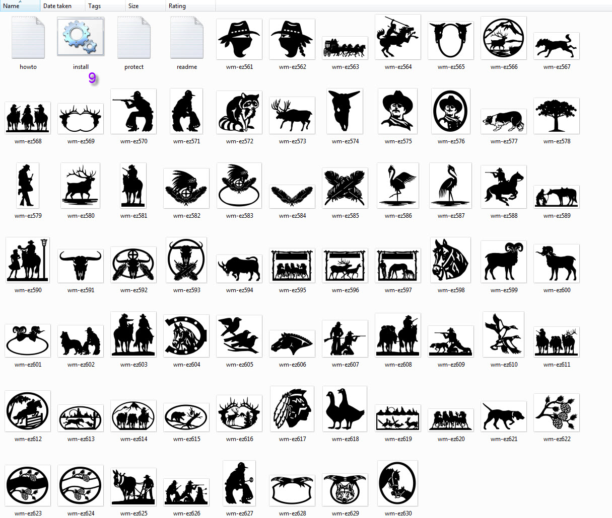 Native american animal clipart free silhouette 