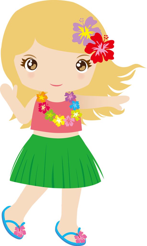 Hawaiian Anniversary Cliparts