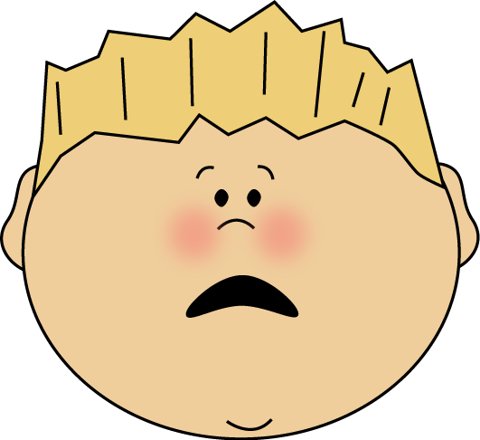 Scared Face Clipart 