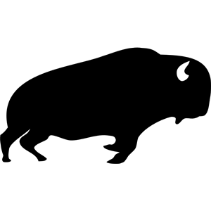 Buffalo clipart outline 