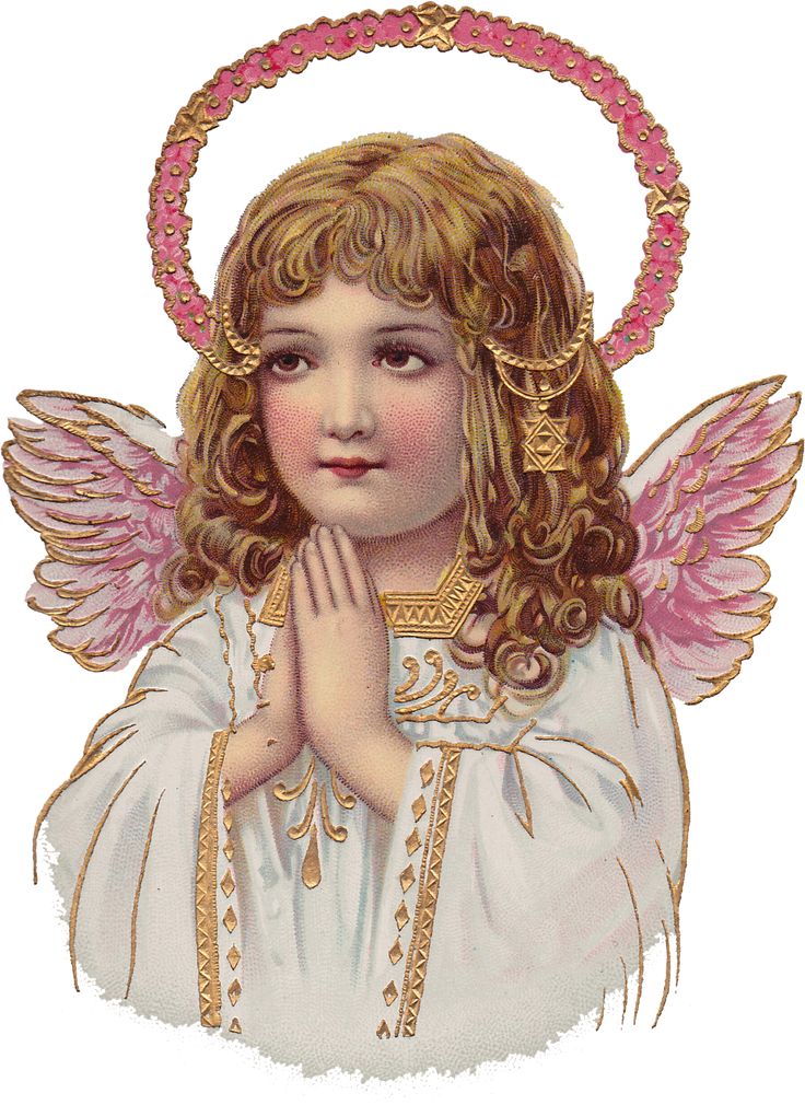 Vintage Angels Transparent Clipart 