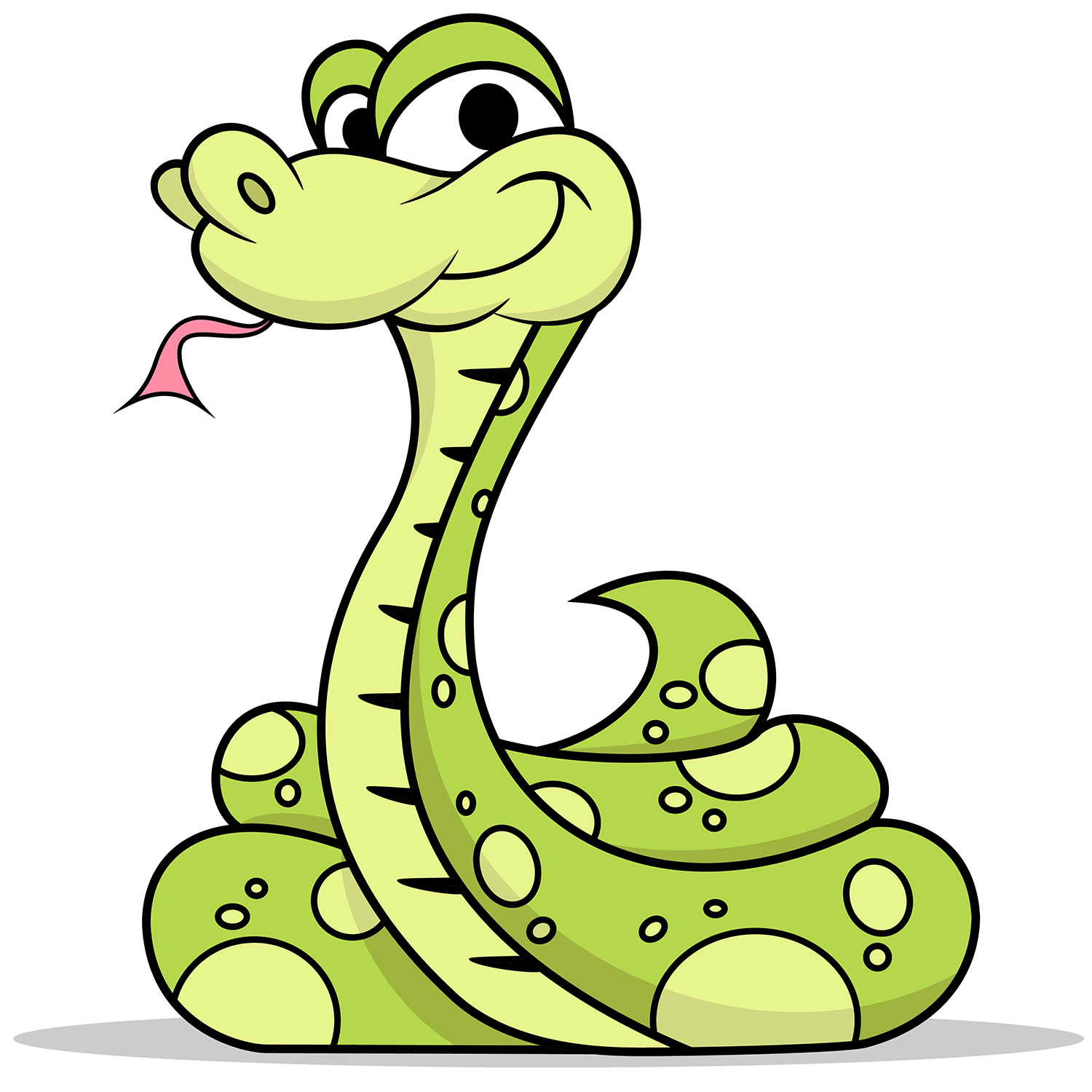 Clipart cartoon snake 
