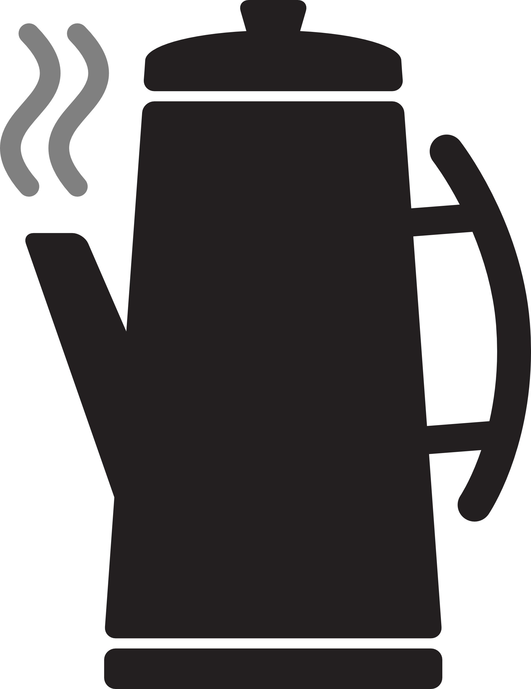 Free clipart image coffee pot 