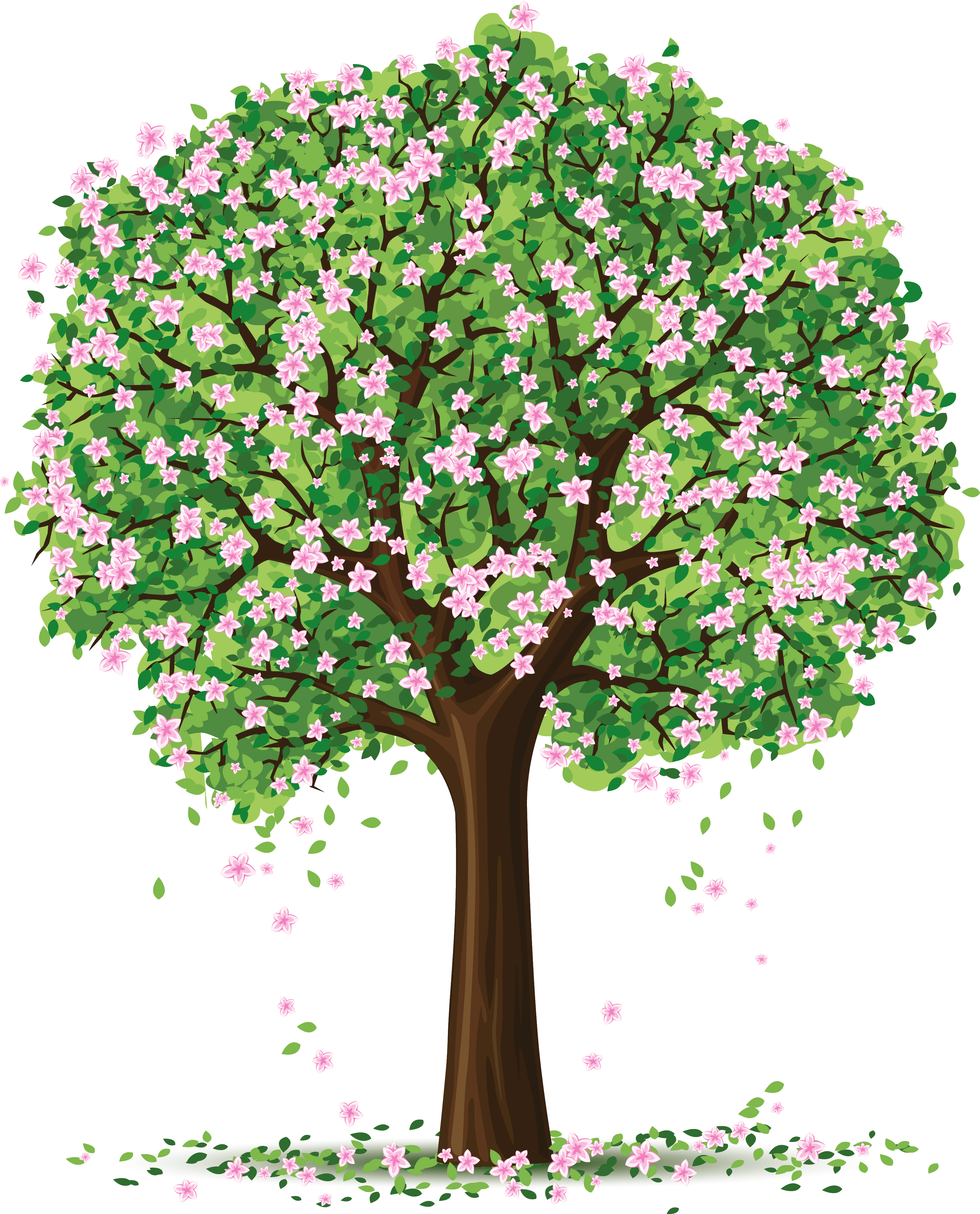 Spring Tree PNG Art Picture 