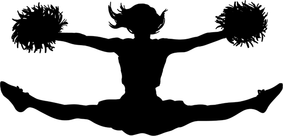 cheerleader silhouette images