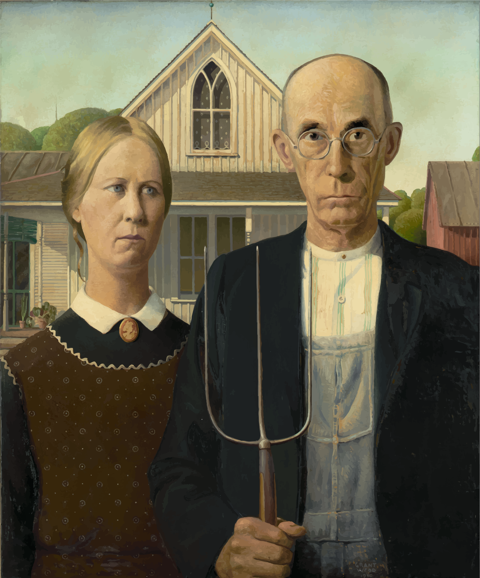 American Gothic Cliparts