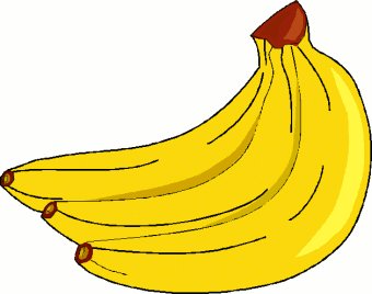 Banana Outline Cliparts