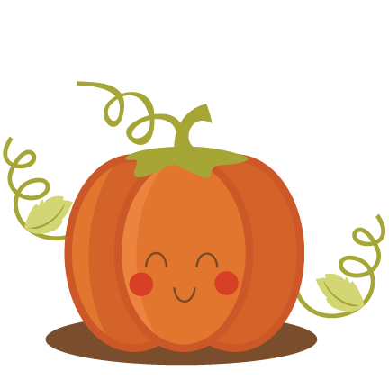 Happy Fall Pumpkin Clipart 