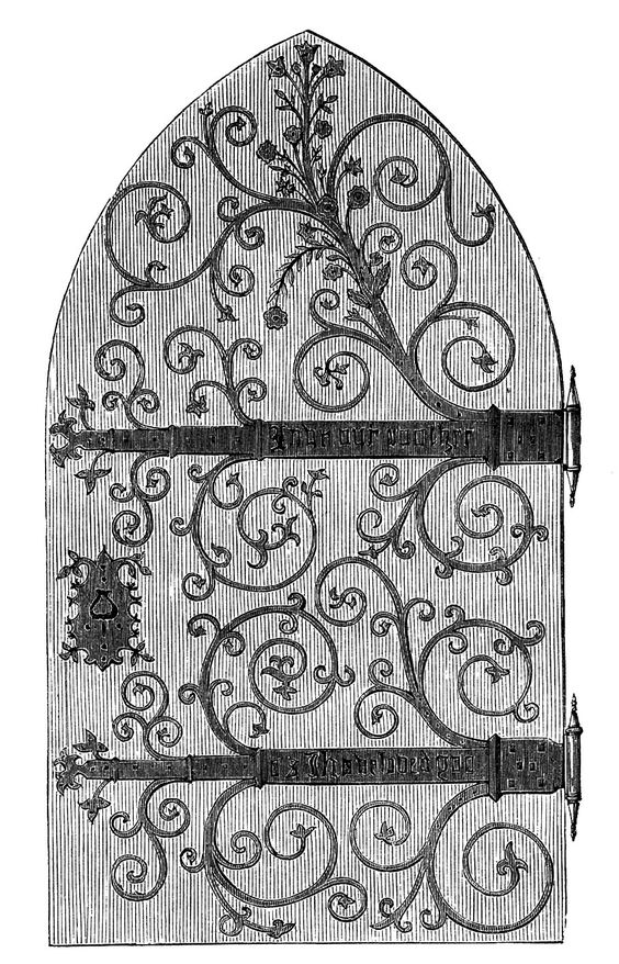 Ornate Door Cliparts