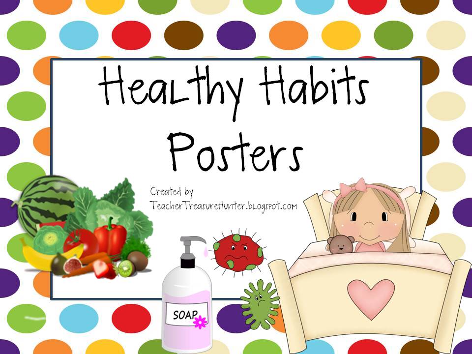 good habits for kids cliparts