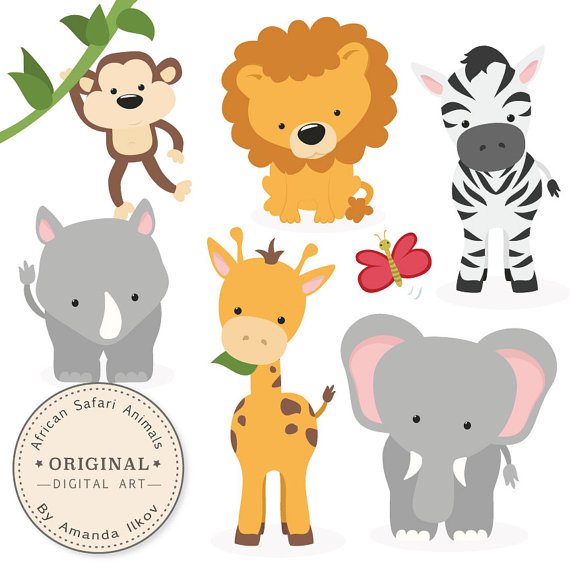 African animals clipart 