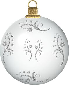 silver christmas ornaments clip art - Clip Art Library