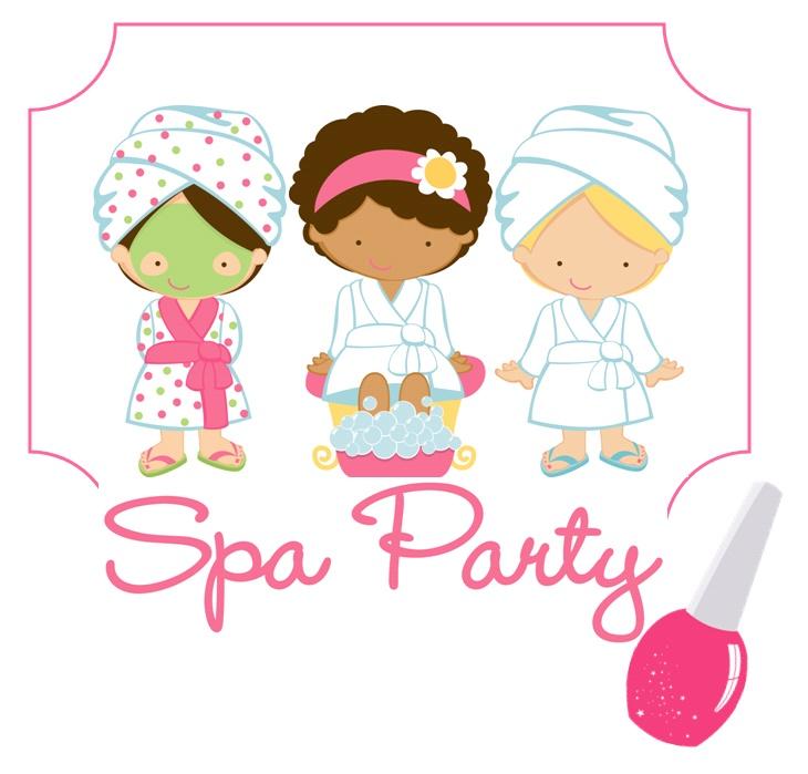 Spa Party Clipart 