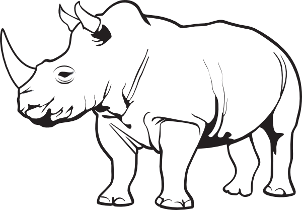 Rhinoceros Clip Art at Clker 
