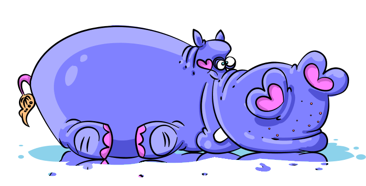 Free to Use  Public Domain Hippopotamus Clip Art 