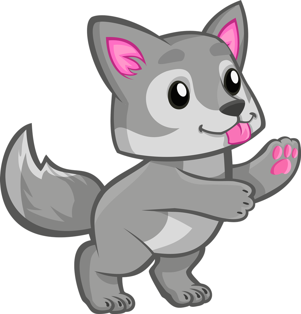 Wolf cartoon animal 17221984 PNG