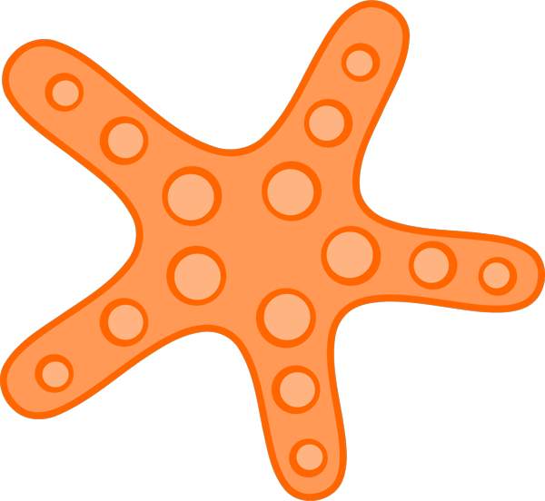 Cute Starfish Cliparts