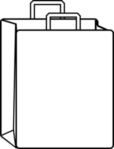 Clipart white paper lunch bags 