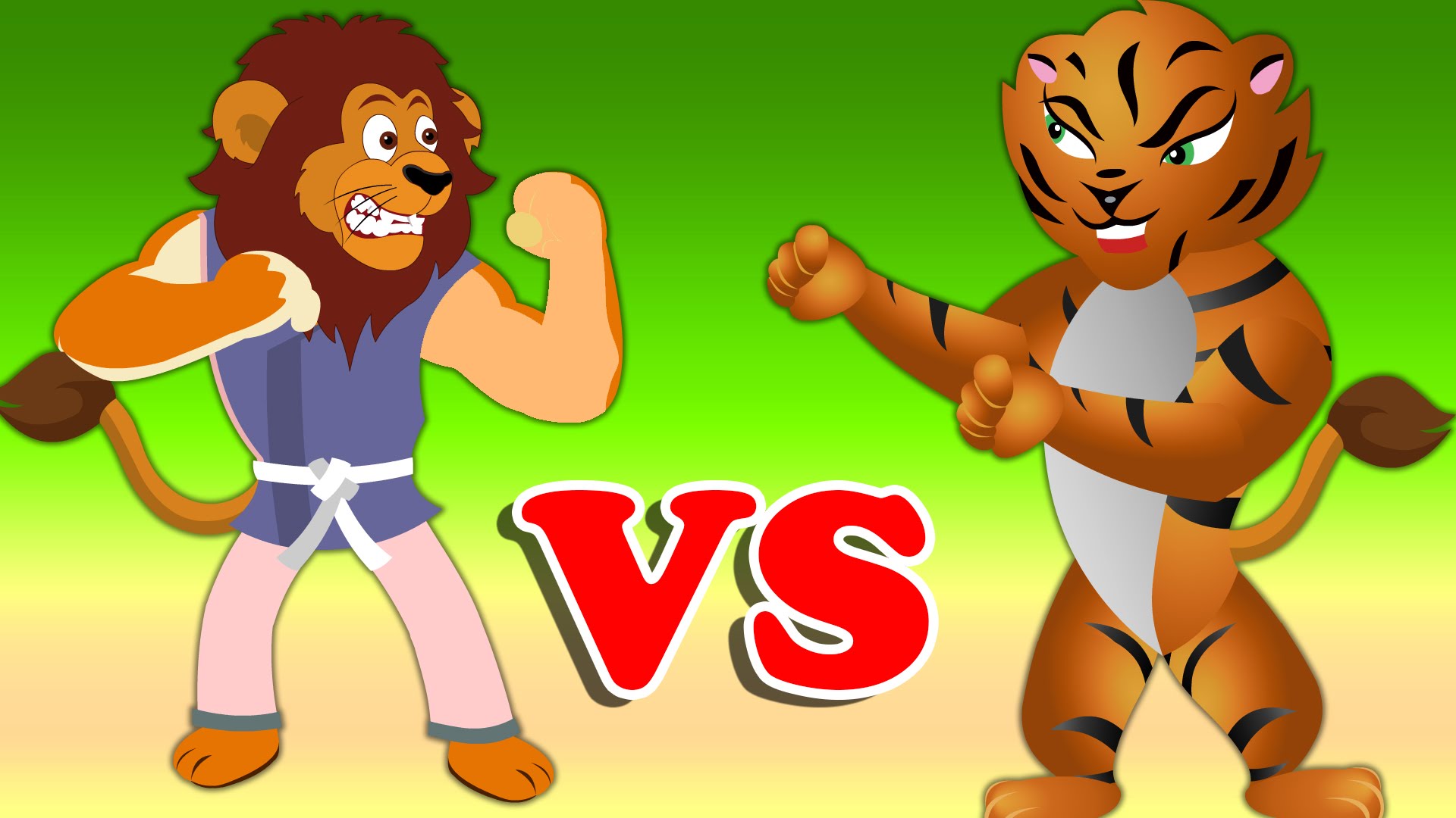 lion vs tiger finger family - Clip Art Library