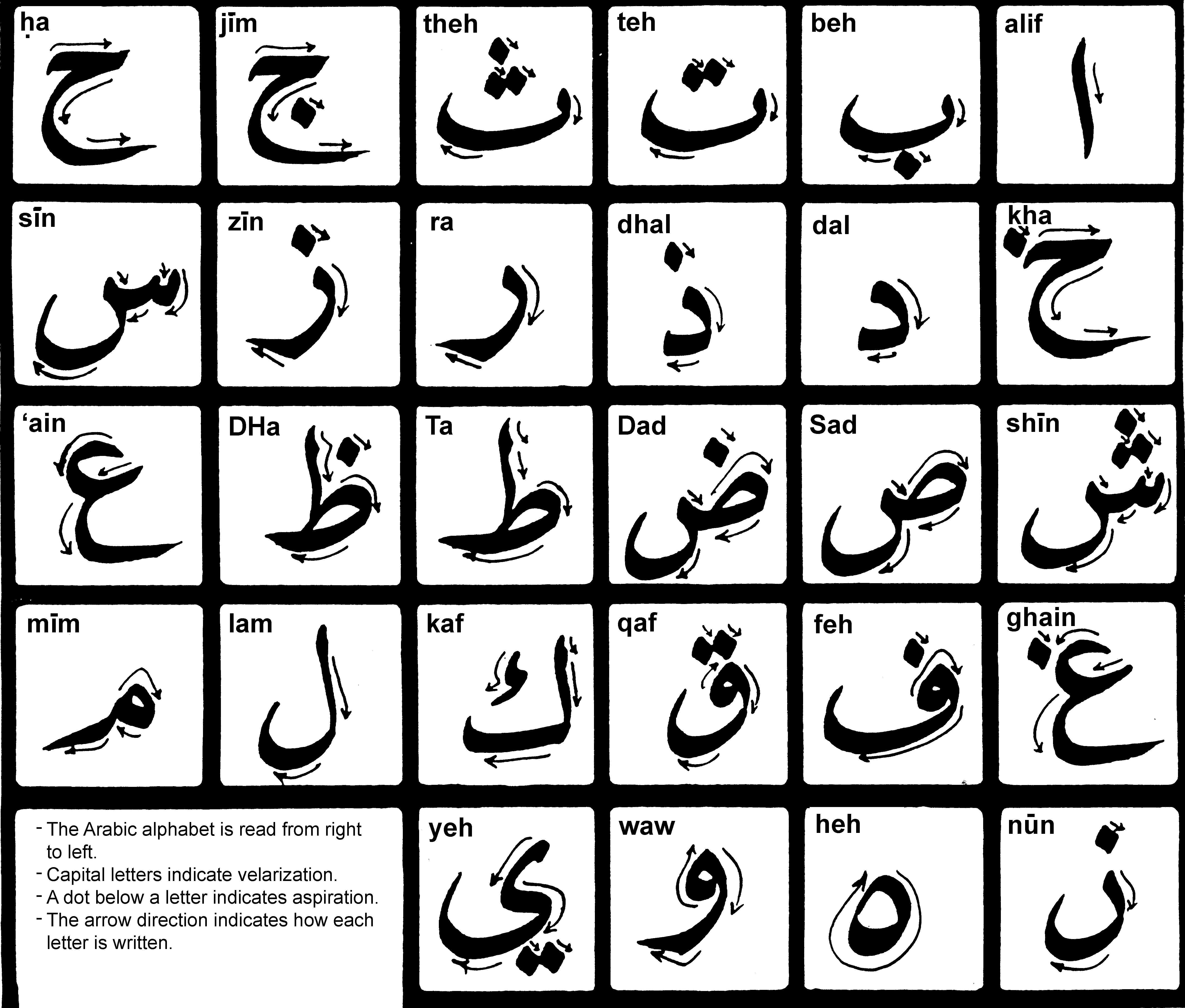 clipart arabic letters background - Clip Art Library
