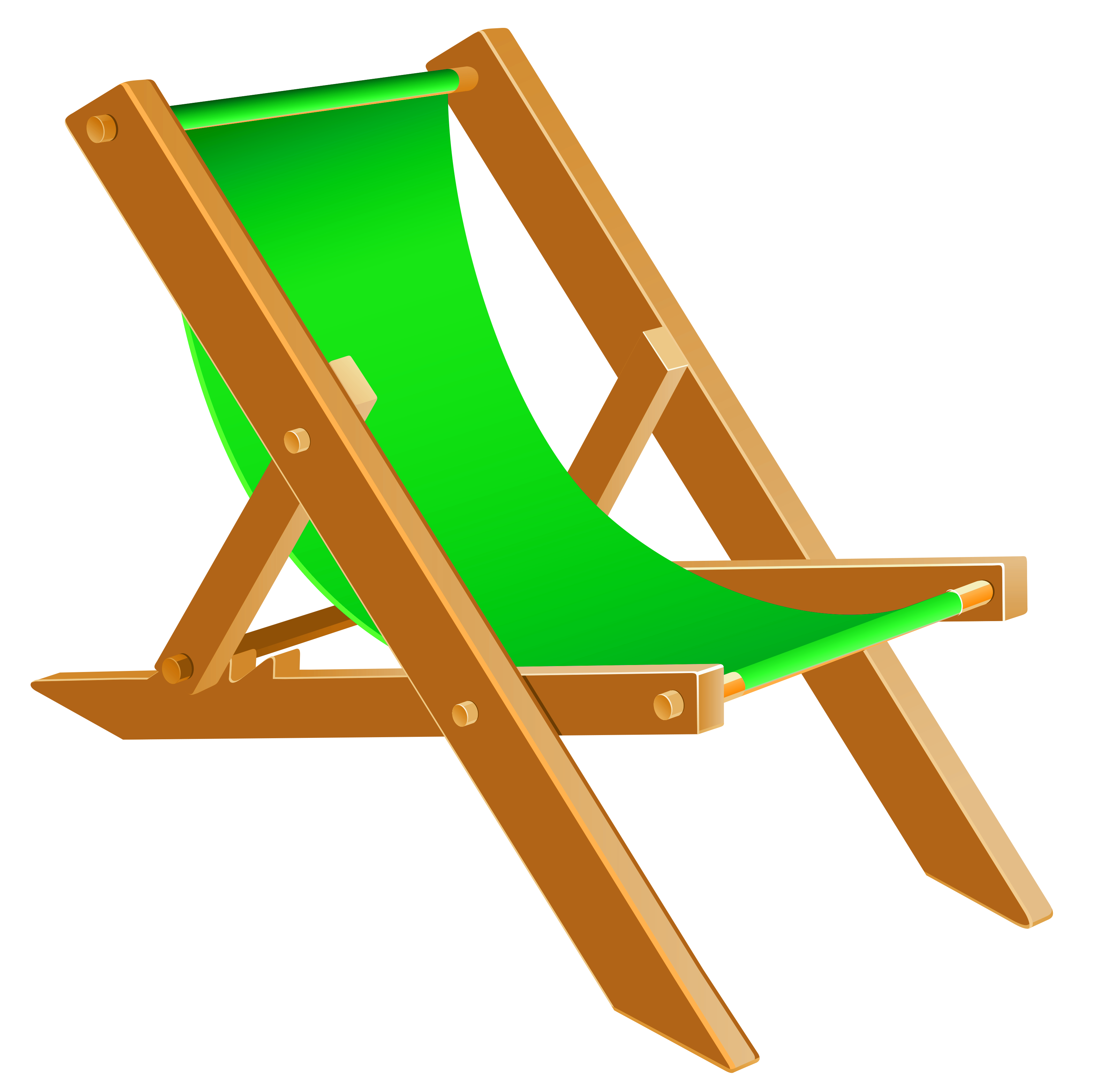 Transparent Beach Chair PNG Clipart 