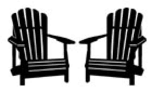 Beach Chair Clipart Black And White 