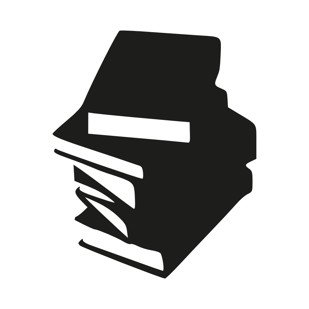 Stack Of Books Black And White Clipart 