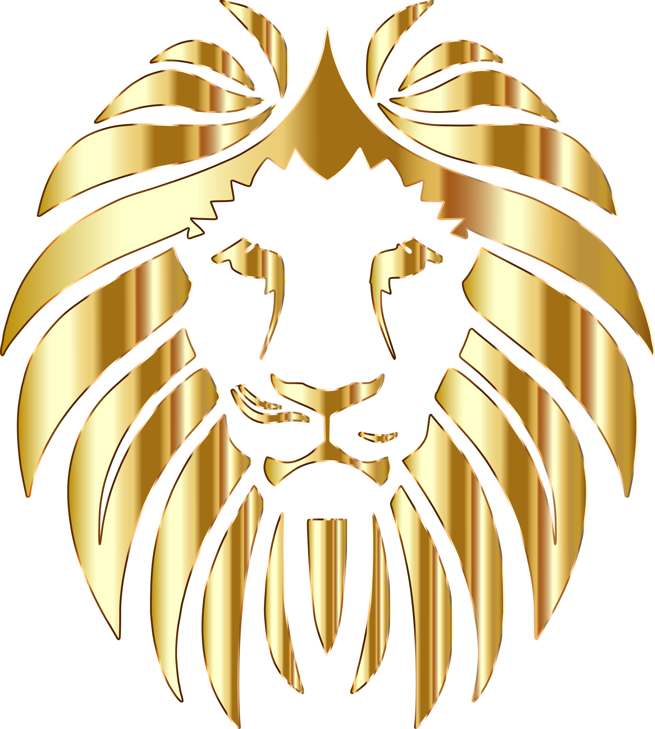 Lion King logo vector illustration design.gold lion king head sign concept  isolated black background 10386550 Vector Art at Vecteezy