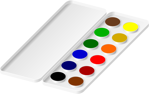 Water colors clipart 