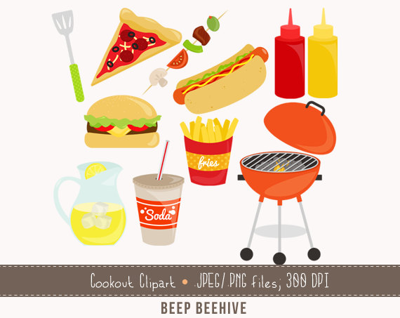 Party food clipart free 