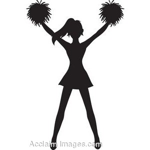 Cheerleader clipart with no background 