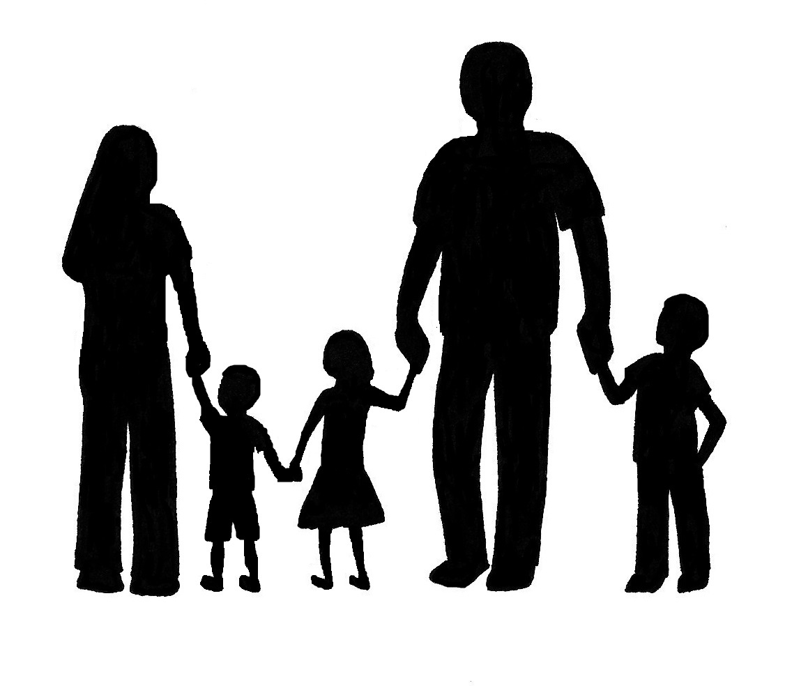 Family Silhouette Cliparts Free Download Family Silhouette Images