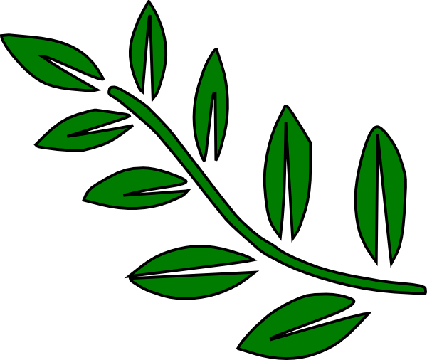 Green Tree Branch Clip Art at Clker 