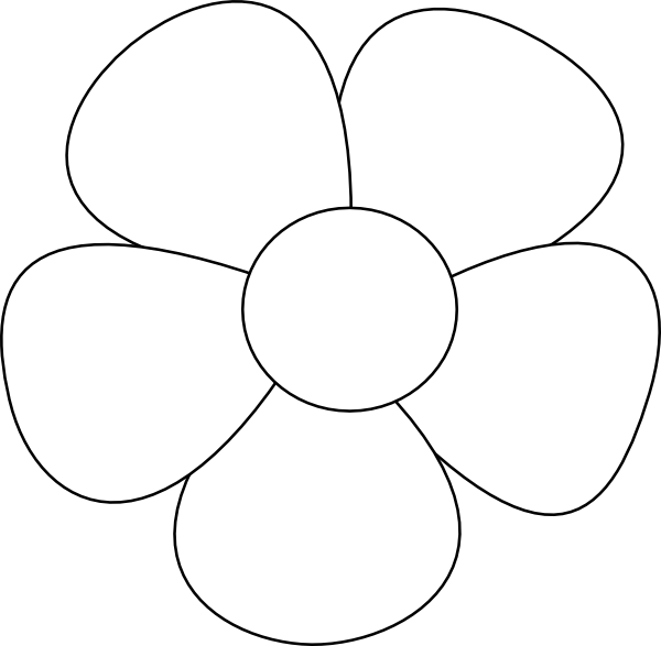 Simple Flower Clip Art at Clker 