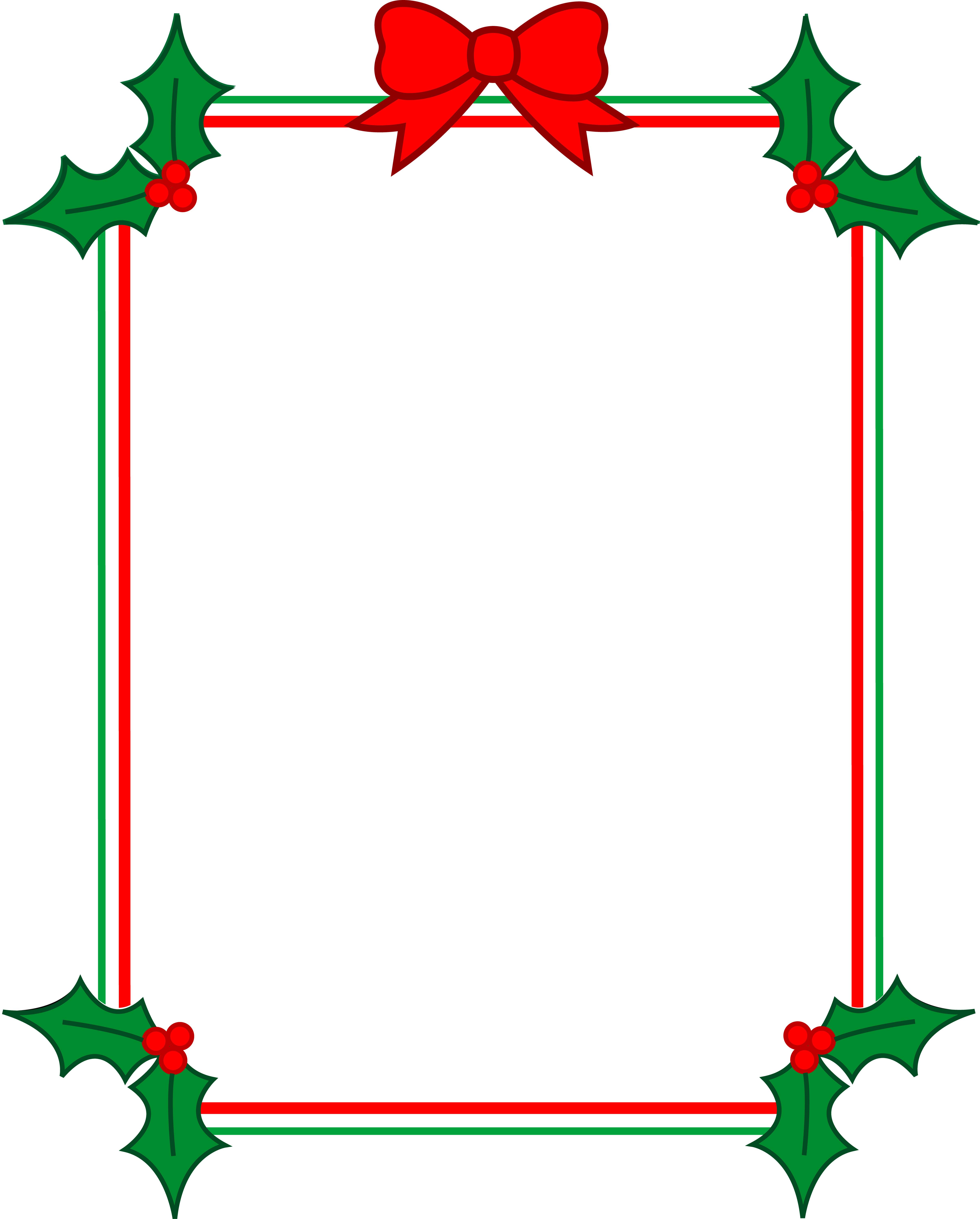 Christmas Template For Word from clipart-library.com